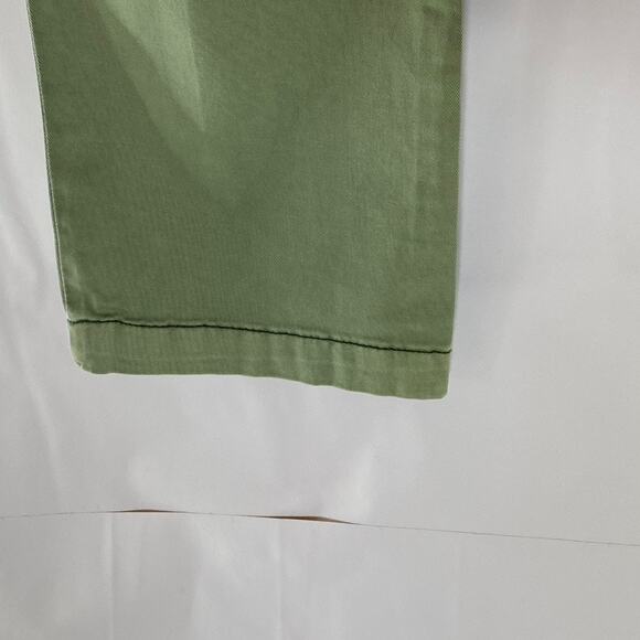CHINO By ANTHROPOLOGIE Women's Green Mid-Rise Slim-Fit Ankle Chino Pant SZ 31 - Picture 9 of 15